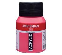 Peinture Acrylique - Rouge Permanent Pourpre - 348 - Amsterdam - Pot De 500ml