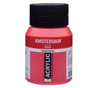 Peinture Acrylique - Rouge Transparent Moyen - 317 - Amsterdam - Pot De 500ml