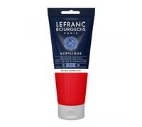 Peinture Acrylique - Rouge Vermillon - 393 - Fine - Lefranc Bourgeois - Tube 200ml