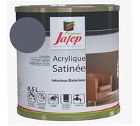 Peinture acrylique satinée gris ardoise Jafep 0,5l