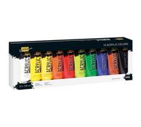 Peinture acrylique SOLO Goya Acrylic, 100 ml,kit de 10