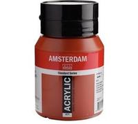 Royal Talens Amsterdam – Peinture acrylique – Standard – 500 ml – Terre de Sienne brûlée 411