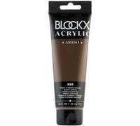 Peinture acrylique - Terre ombre brûlée - 825 - BLOCKX Artist - Qualité beaux-arts - Tube 120ml