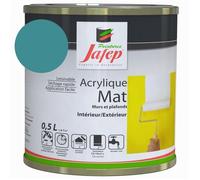 Peinture acrylique Turquoise mat Jafep 0,5l