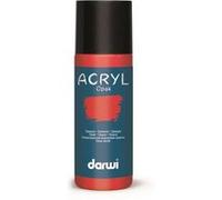 Peinture acrylique - Vermillon - Tous supports - Opaque - Indélébile - Darwi - 80ml