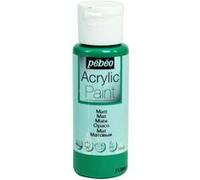 Peinture acrylique - Vert amazonie - Mat - Fluide - Tous supports - Loisirs créatifs - Pébéo - 59ml Vert