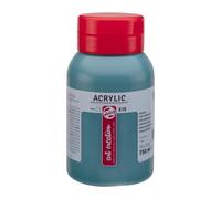 Peinture Acrylique - Vert Émeraude - 616 - Pot De 750 Ml - Talens Art Creation