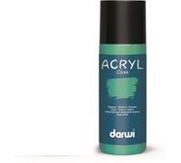 Peinture acrylique - Vert émeraude - Tous supports - Opaque - Indélébile - Darwi - 80ml Vert