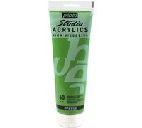 Peinture acrylique - Vert oxyde de chrome - 60 - Pébéo Studio - Tube de 250 ml Vert