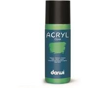 Peinture acrylique - Vert prairie - Tous supports - Opaque - Indélébile - Darwi - 80ml Vert