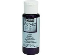 Peinture acrylique - Violet - Nacré - Fluide - Tous supports - Loisirs créatifs - Pébéo - 59ml Violet