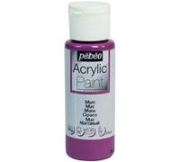 Peinture acrylique - Violette - Mat - Fluide - Tous supports - Loisirs créatifs - Pébéo - 59ml