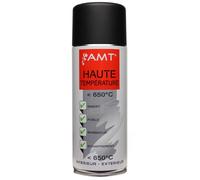 AMT Peinture aérosol Haute température 650° Noir 330 ml