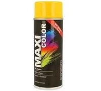 Peinture aérosol émail MAXICOLOR MX1021 RAL 1021 jaune brillant 400 ml Jaune Colza (RAL 1021), brillant