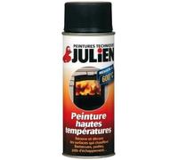 Bombe peinture Haute Température 400 ml - Noir Mat