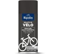 Peinture aérosol multi-supports RIPOLIN Solution Vélo gris carbone mat 400 ml anti-drip Gris carbone mat