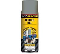 Peinture aérosol Teintes RAL Professionnels 400ml SINTO (gris brillant - ral7001)