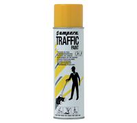 Peinture aérosol Traffic Ampere 500 ml pour traçage coloris jaune