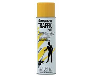 Peinture aérosol Traffic Ampere 500 ml pour traçage coloris jaune