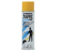 Peinture aérosol Traffic Extra Ampere 500 ml pour traçage coloris jaune