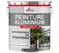 Peinture Aluminium Antirouille Extérieur 2.5 L Gris Anthracite - RAL 7016