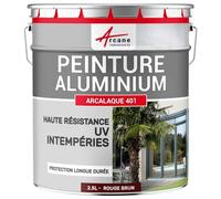 Peinture Aluminium Antirouille Extérieur 2.5 L Rouge Brun - Ral 3011