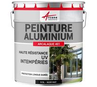 Peinture aluminium fenêtre veranda portail Noir Mat - RAL 9005 0.5 L
