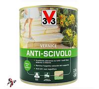 Peinture antidérapante pour sol intérieur extérieur escaliers terrasse balcon carrelage vernis antidérapant transparent vernis antidérapant pour extérieur (750 ml)