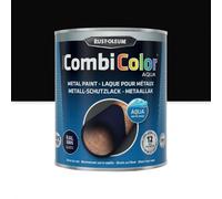 Peinture antirouille 2 en 1 CombiColor Aqua Noir Satin 0,75L RUST-OLEUM