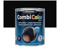 Peinture antirouille 2 en 1 CombiColor Aqua Noir Satin 0,75L RUST-OLEUM