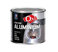Peinture antirouille à effet métal Aluminium alu satiné tous supports 60ML OXI