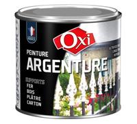 Peinture antirouille à effet métal Argenture argent satiné tous supports 60ML OXI