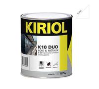 Peinture antirouille K10 Duo COMUS Brillant Blanc 0.75L - A005354