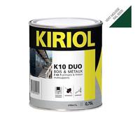 Peinture antirouille K10 Duo COMUS Satin Vert mousse 0.75L - A005376