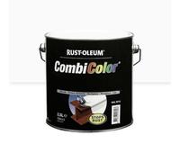 Peinture antirouille - métal brillant - 2,5 l - blanc 9016 - Combicolor RUST-OLEUM