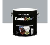 Peinture antirouille - métal brillant - 2,5 l - gris acier 7001 - Combicolor RUST-OLEUM
