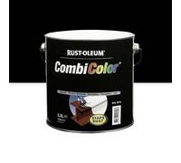 Peinture antirouille - métal brillant - 2,5 l - noir 9005 - Combicolor RUST-OLEUM