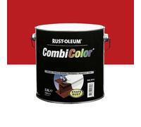 Peinture antirouille - métal brillant - 2,5 l - rouge vif 3000 - Combicolor RUST-OLEUM
