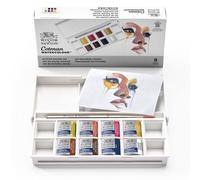 Winsor & Newton Set de poche Aquarelle Cotman 8 demi-godets Portrait