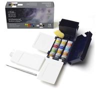 Peinture aquarelle - Boite de voyage - 12 demi-godets - Winsor et Newton - Avec