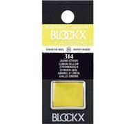 Peinture aquarelle - Extra-fine - Jaune citron - 314 - Blockx - Demi-godet