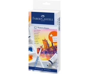 Peinture aquarelle faber castell boite de 12