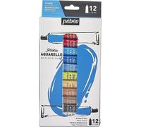 Peinture Aquarelle - Fine - Mate - Pébéo Studio Aquarelle - 12 Tubes De 12 Ml