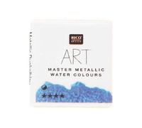 Peinture Aquarelle Métallique 1/2 Godet - Bleu Foncé