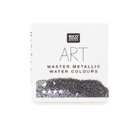 Peinture Aquarelle Métallique 1/2 Godet - Noir Perle