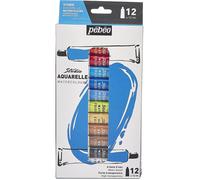 Pébéo Peinture Aquarelle – Aquarelle Studio, set haute qualité 12 x 12 ml (668900)
