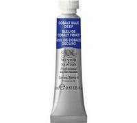 Peinture aquarelle professionnelle - Extra fine - Bleu de cobalt foncé - 180 - Winsor et Newton - 5ml Bleu