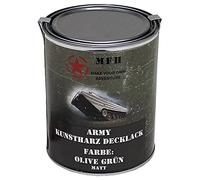 Peinture armée mate en boîte de 1 l (vert olive)
