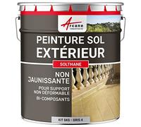 Peinture Béton Extérieur et Ciment, Sols et Murs 5 kg Telegris 4 | Peinture Pu Extérieure, Adhère sur Béton, Ciment, Carrelage et Bois, Résiste à l'Abrasion, Aspect Mat - Arcane Industries