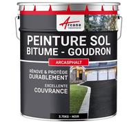 Peinture Bitume /Goudron /Enrobé - ARCASPHALT - 3.75 kg (jusqu a 7.5 m² en 2 couches) Noir